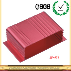 Red aluminum enclosures