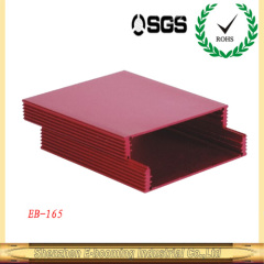 Red anodizing aluminum extrusion enclosures u Shape to Save tooling Mould Fee
