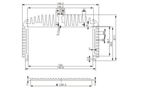 Aluminum power supply enclosures