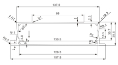 Aluminum extrusion enclosures,aluminum profile housing