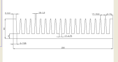 Aluminum heat sink 200X40mm extruded aluminum heatsink aluminum heatsink on pcb