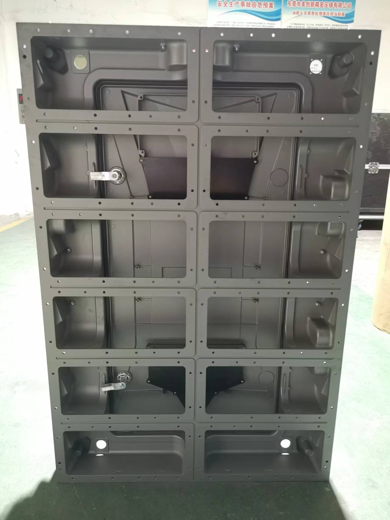 Magnesium LED screen die casting cabinet 960x640mm led cabinet fixed rental empty cabinet p2.5 p5 p10