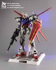 Free Shipping MoShow Gat-X105 Metal Build Plus Aile Strike Gundam 1/72