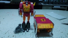 No Box Masterpiece MP-09 Rodimus Convoy With Trailer Upgraded Version