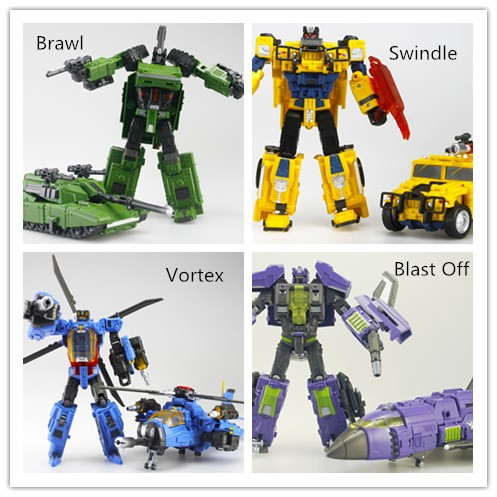 Free Shipping Machine Boy Combaticons 4 figures set