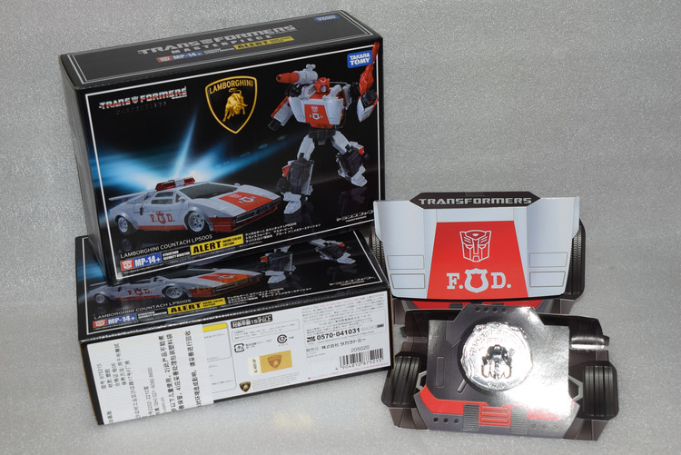 Free Collector Coin! MP-14+ MASTERPIECE RED ALERT ANIME COLOR EDITION