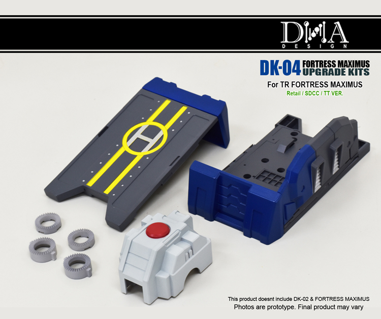 DNA DESIGN - DK-04 - FORTRESS MAXIMUS - FOOT UPGRADE KIT