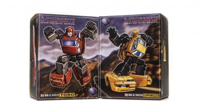 X-TRANSBOTS MM-X TORO & MM-XI COPRIMOZZO - SET OF 2