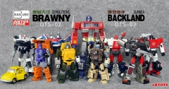 [DEPOSIT ONLY] BADCUBE OTS-02 BRAWNY / OTS-03 BACKLAND SET OF 2 FIGURES 2022 REISSUE