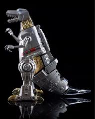 4TH PARTY MP-08 KING GRIMLOCK REXIMUS PRIME OVERSIZED STAINLESS STEEL COLOR VERSION