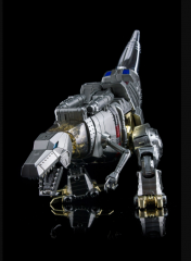 4TH PARTY MP-08 KING GRIMLOCK REXIMUS PRIME OVERSIZED STAINLESS STEEL COLOR VERSION