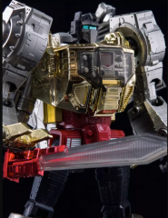 4TH PARTY MP-08 KING GRIMLOCK REXIMUS PRIME OVERSIZED STAINLESS STEEL COLOR VERSION