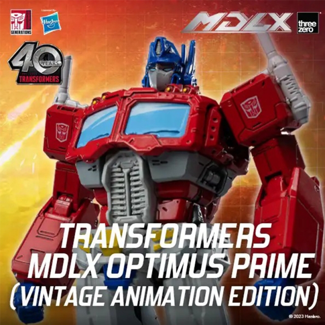 3A THREEZERO MDLX 3Z0692 OPTIMUS PRIME VINTAGE ANIMATION EDITION