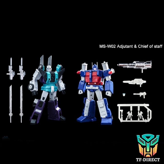 Magic Square MS-W02 B61 Adjutant Ultra Magnus & B62 Chief of Staff Sixshot Set of 2