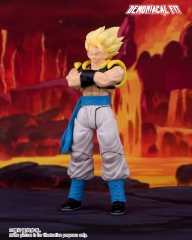 Demoniacal Fit Dragon Ball Hero Waltz Blue Hair Gogeta Action Figure