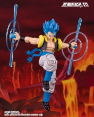 Demoniacal Fit Dragon Ball Hero Waltz Blue Hair Gogeta Action Figure