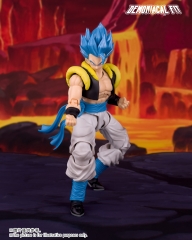 Demoniacal Fit Dragon Ball Hero Waltz Blue Hair Gogeta Action Figure