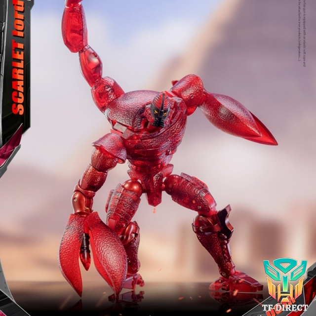 Robot Toys RT-D01R Transformer Beast Wars Lord Venatagon Scorponok Red Transparent Version