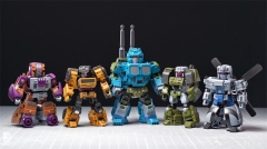 JiGuangMao Toy Steel Kiddy Party JGM-SKP03 Mini-Bruty Bruticus Set of 5