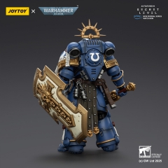JoyToy JT02809 1/18 Warhammer 40K Ultramarines Torvald with Power Sword Stormshield and Bolt Pistol