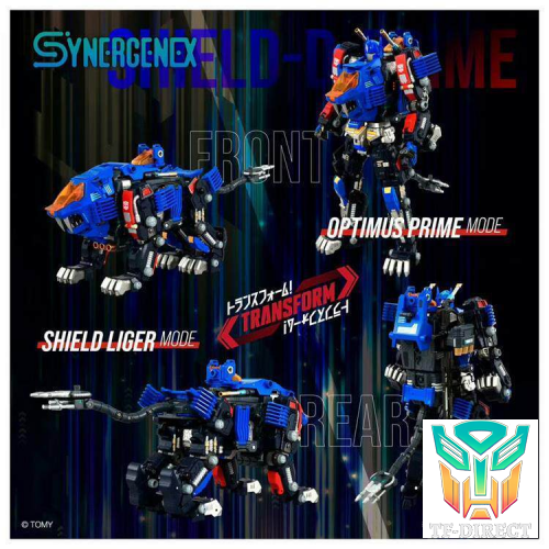 Takara Tomy T-Spark Synergex Series Transformers & Zoids & Diaclone Collaborative Shield-D-Prime Takara Tomy T-Spark Synergex Series Transformers & Zoids & Diaclone Collaborative Shield-D-Prime