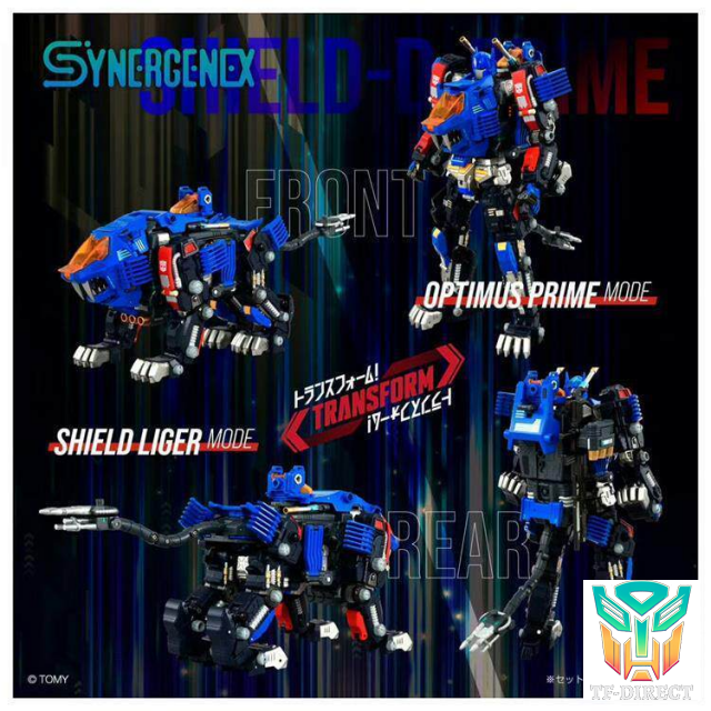 Takara Tomy T-Spark Synergex Series Transformers & Zoids & Diaclone Collaborative Shield-D-Prime