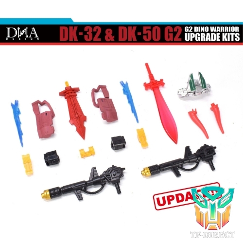 DNA Design DK32 & DK50 Upgrade Kits for G2 Dino Warrior DNA Design DK32 & DK50 Upgrade Kits for G2 Dino Warrior