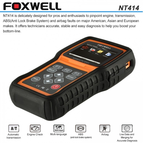 Foxwell NT414 All Brand Vehicle Four Systems Diagnostic Tool