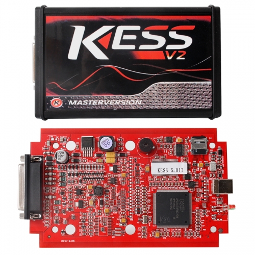 Online EU Red Kess V5.017 Kess V2 3.099 update 4.036 update Master V2.47 ECU Programmer