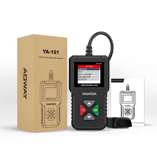 YA101 Code Reader OBDII/EOBD YA-101 Upgrade With USB Life Long Enhanced OBD2 Scanner PK CR3001 KW310 AD310