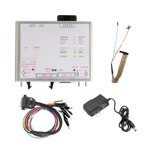 KTM FLASH JTAG Power Box ECU-Soft Programmer Via J2534 Works 3 Modes Green LED Openport 2.0 Multi-Purpose ECU Tool