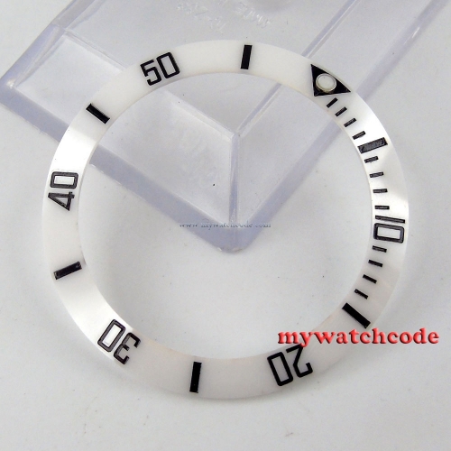 39.8mm white ceramic bezel insert for sub watch made by parnis factory B15