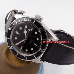 41mm corgeut black dial Sapphire Glass Automatic 20ATM mens diving Watch Cor15