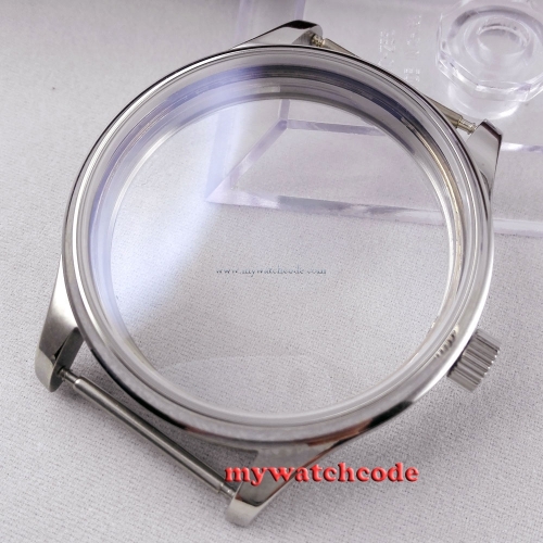 44mm parnis watch sterile CASE fit eta 6498 6497 hand winding eat movement C29