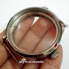 46mm polished stainless steel parnis Watch CASE fit 6498 6497 movement C34