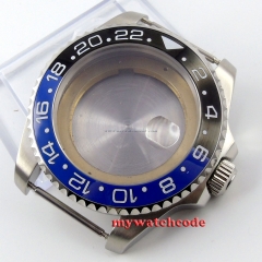 43mm sapphire glass blue caremic bezel Watch Case fit ETA 2824 2836 MOVEMENT C50