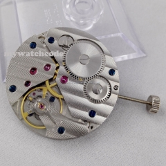 17 Jewels 6497 mechanical hand winding mens classic vintage watch movement M02