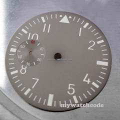 38.9mm gray dial fit 6497 ST movement Pilot Watch Case D13