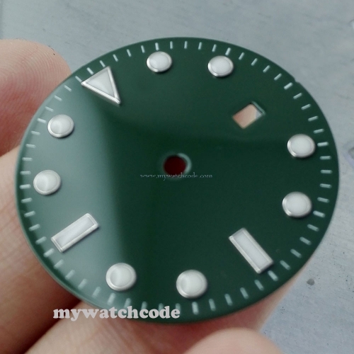 31.5mm green olive super lume Watch Dial for MIYOTA 8215 821A Mingzhu 2813 Movement 23