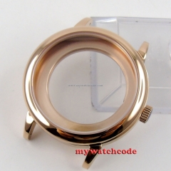 40mm rose golden automatic Watch Case fit swiss ETA 2824 2836 MOVEMENT P69P