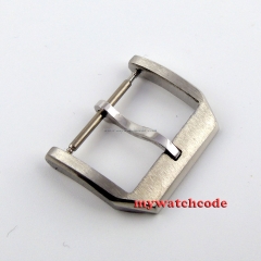 18mm 316L stainless steel silver buckle fit parnis mens watch6 (only the buckle)