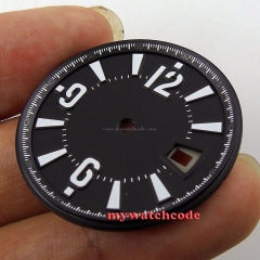 31.5mm black Watch Dial for Mingzhu 2813 4813 Movement D47