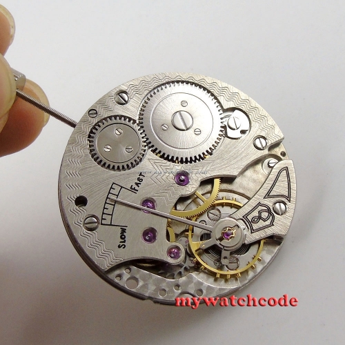 17 Jewels 6498 mechanical hand winding vitage mens watch movement M03