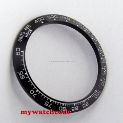 39mm black ceramic bezel insert for 40mm watch made by parnis factory B45