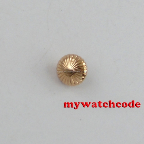 rose golden Stainless Steel Parnis crown fit 6497 6498 ST 3600 3620 movements C2