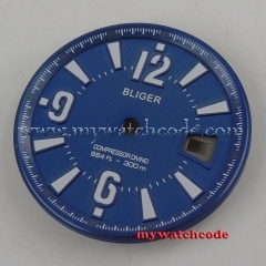 31.5mm blue Watch Dial for Mingzhu 2813 4813 Movement D47