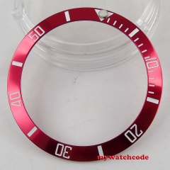 38mm Parnis New high quality red bezel insert for watches