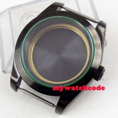 40mm PVD case Sapphire Glass Watch Case fit ETA 2836 DG 2813 MingZhu 3804 MIYOTA Movement