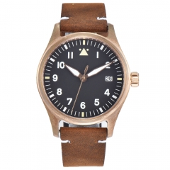 Dark Brown Leather strap