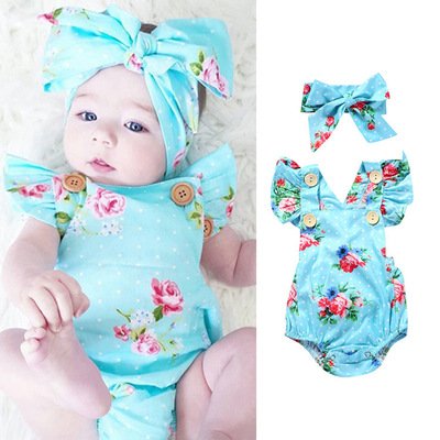 1-3 year old baby Siamese romper